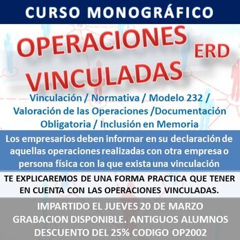Curso monográfico Operaciones Vinculadas