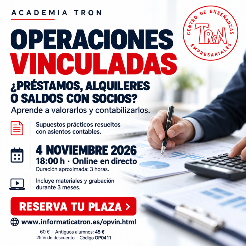 Curso Monográfico Operaciones Vinculadas en la Empresa