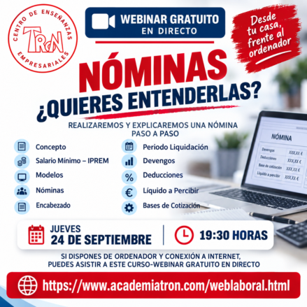 Curso Nóminas, Seguridad Social y Contratación Laboral